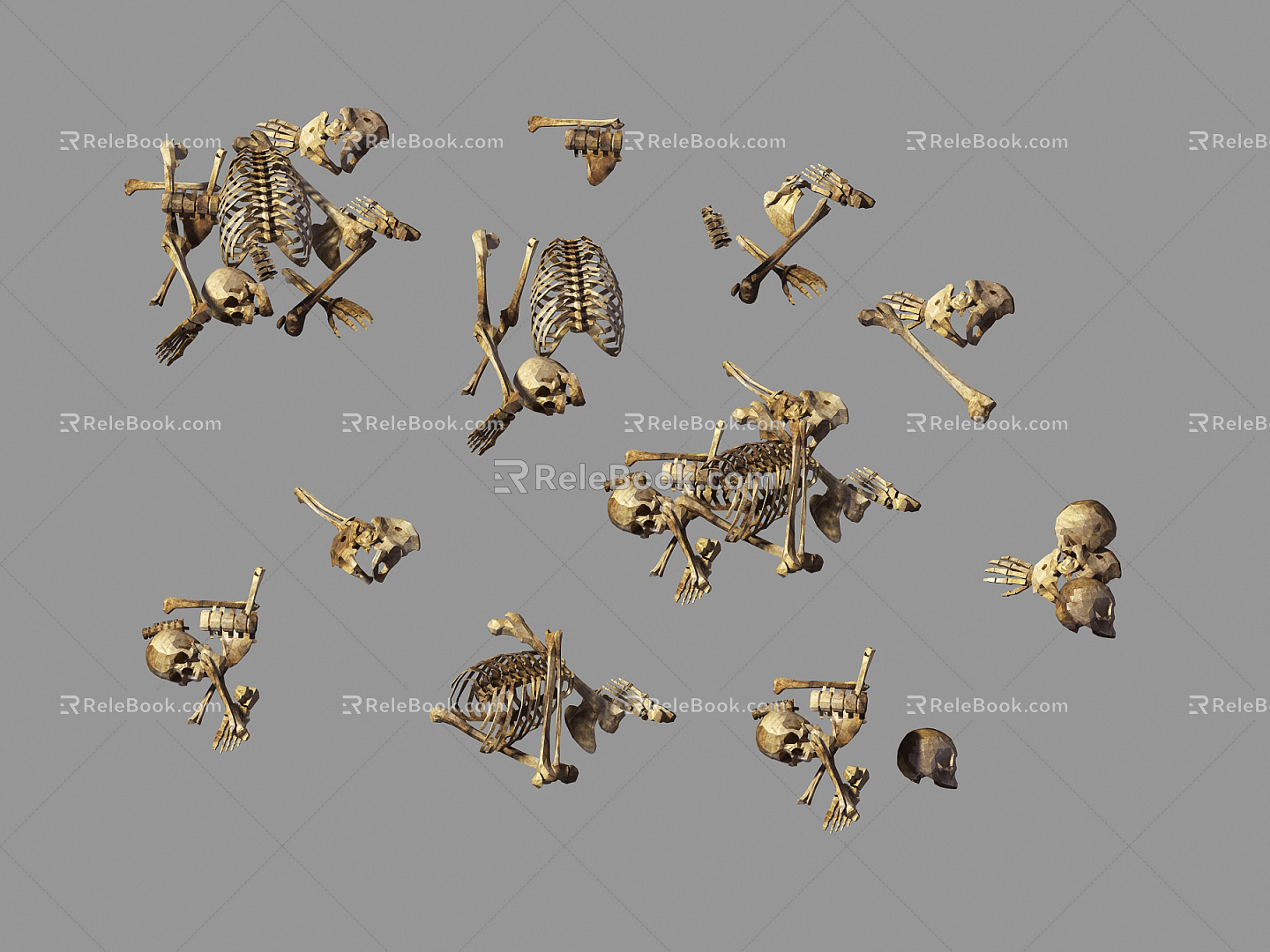 Modern Skeleton Skeleton 3d model