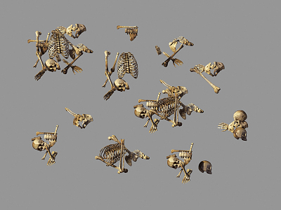 Modern Skeleton 3d model