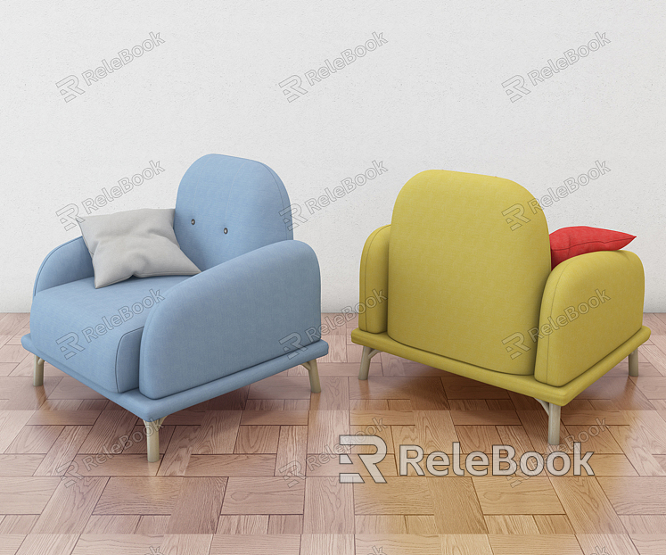 Modern Single Sofa Children Single Sofa Chair model