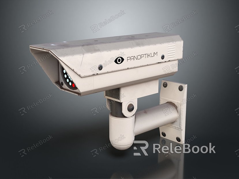 Modern Camera Monitor Head Security Surveillance Surveillance Camera model