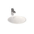 Multiple Modern White Ceramic Washbasin Designs With Basin Faucets For Bathroom 3d model