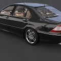 Mercedes-Benz Black Mercedes-Benz Car Black Car Mercedes-Benz S-Class Car Premium Car Mercedes-Benz Super Realistic High Precision Movie Class 3d model