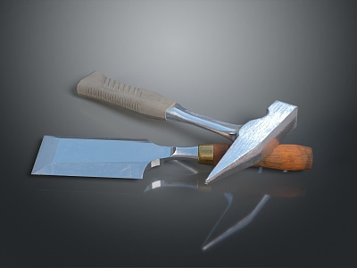 Hammer Horn Hammer Blade Nail Cutter Nail Hammer 3d model