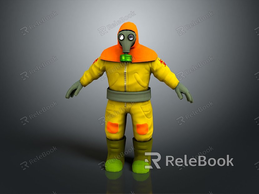 Protective Clothing Biochemical Clothing Protective Clothing Tooling Male Tooling Work Clothing Repairman Clothing Repair Clothing model