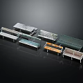 Various Outdoor Chairs with Metal Frame and Assorted Colors for Garden Patio Seating