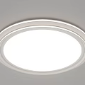 Modern Ceiling Light Fixtures With Square Round And Cloud Shapes For Interior Lighting 3d model