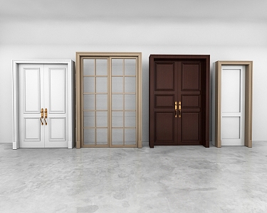 Door combination 3d model