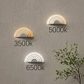 Rainbow Shaped Wall Lights With 3500K 5000K 6500K Color Temperature For Home Decor