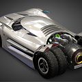 Modern sports car 3d model