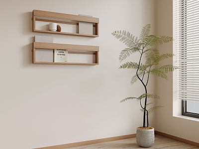 Nordic Style Bookshelf Magazine Rack model