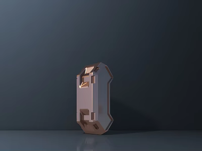 Essential Road Traffic Safety Metal Hexagonal Reflective Marker Device For Roadway Infrastructure 3d model