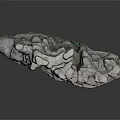 Rock Block Rock Block Rock Specimen Boulder Big Stone Block Rock Stratum Rock Stratum Rock Stratum Rock 3d model