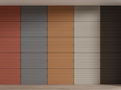 Modern decorative board concave-convex shape decorative board 3d model