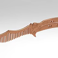 Copper Vintage Decorative Ornament Set With Comb Design For Home