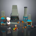 Characters Cooker Kitchen Cartoon Chef Cartoon Characters Game Characters Realistic Characters 3d model