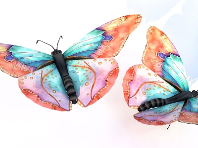 animal insect butterfly 3d model