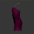 Pink Sling Dress With Fitted Silhouette And Ruched Bodice Design