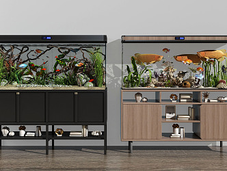 New Chinese Fish Tank 3d model