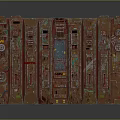Industrial Vintage Control Panel With Colorful Buttons Dials Switches And Indicators