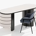 Modern Desk Computer Desk Study Table 3d model