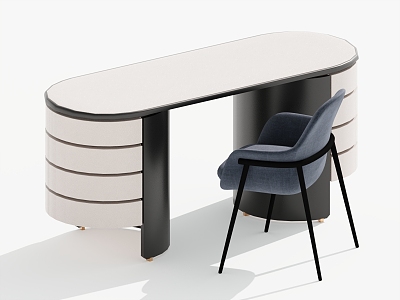 Modern Desk Computer Desk Study Table 3d model