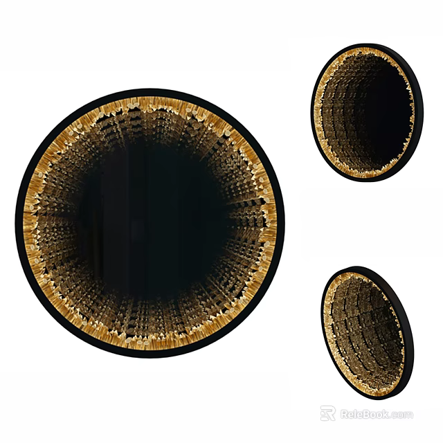 Commercial Equipment Circular Industrial Metal Textured Devices With Multiple Sizes And Durable Structure 3d model 