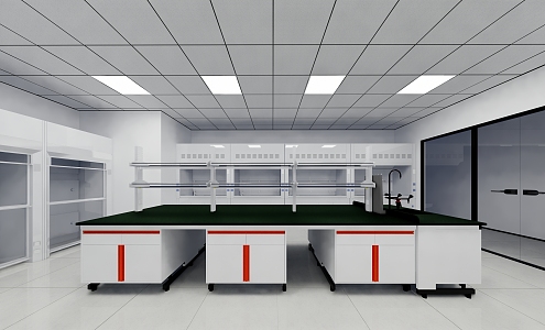 Modern Laboratory 3d model