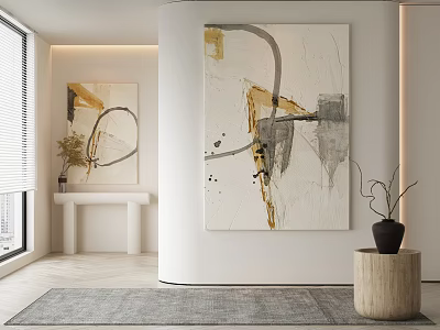 decorative painting 3d model