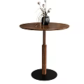 Side Table Coffee Table Decorative Table Round Table Plant Vase Ornaments 3d model