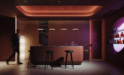 The Modern Bar 3d model