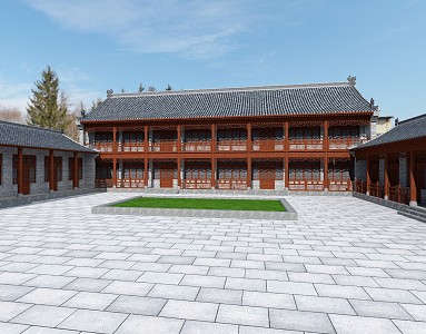 Chinese ancient building 3d model