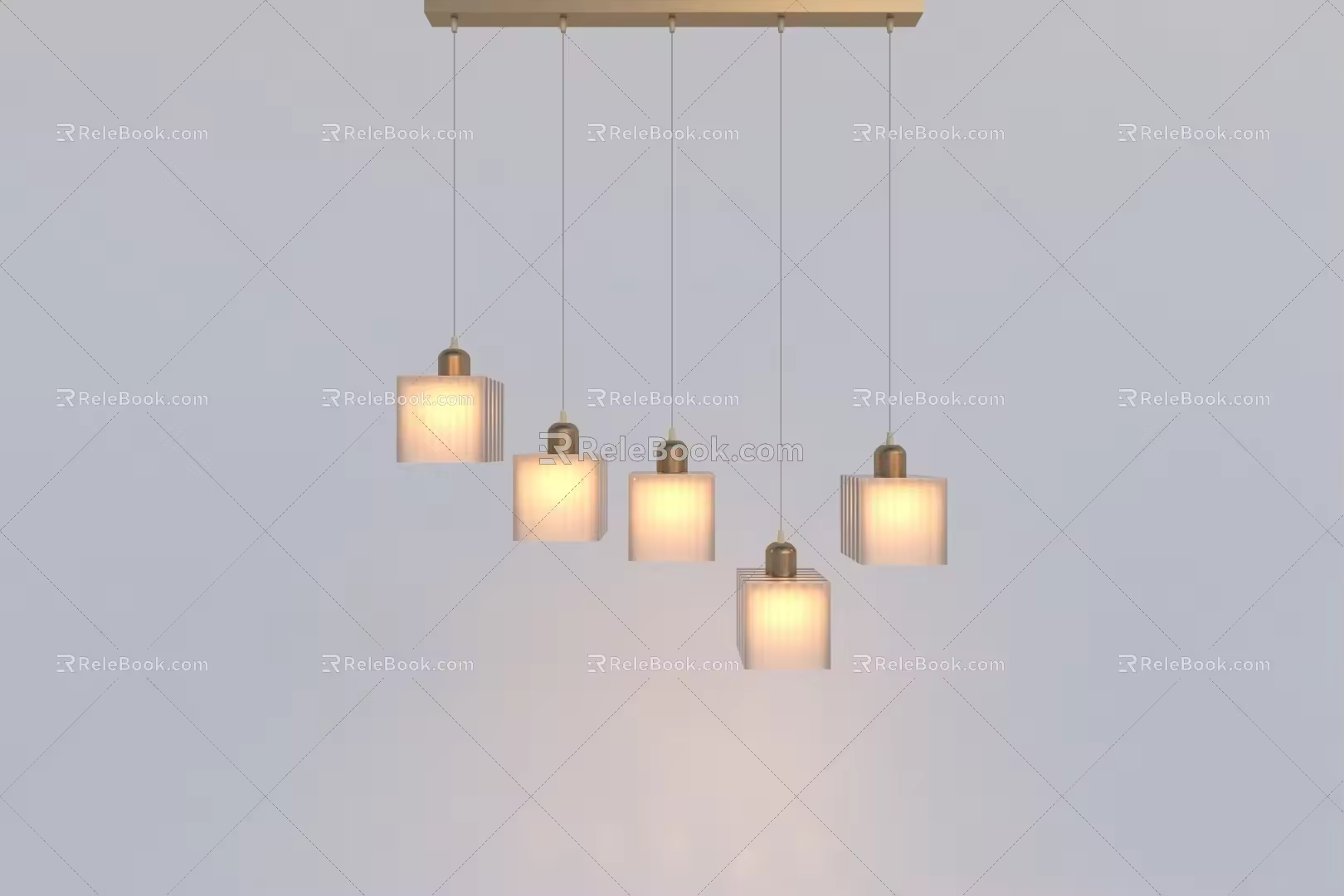 Chandelier Combination Table Chandelier 3d model