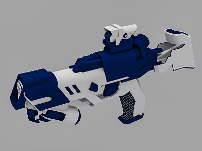 Modern Gun Sci-Fi Weapon Gun 3d model Modern Gun Sci-Fi Weapon Gun 3d model