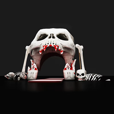 Modern Beauty Chen Halloween Beauty Chen 3d model Modern Beauty Chen Halloween Beauty Chen 3d model