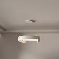 Modern Lighting Combinations With Beige And Gray Circular Ceiling Mounted And Hanging Designs 3d model