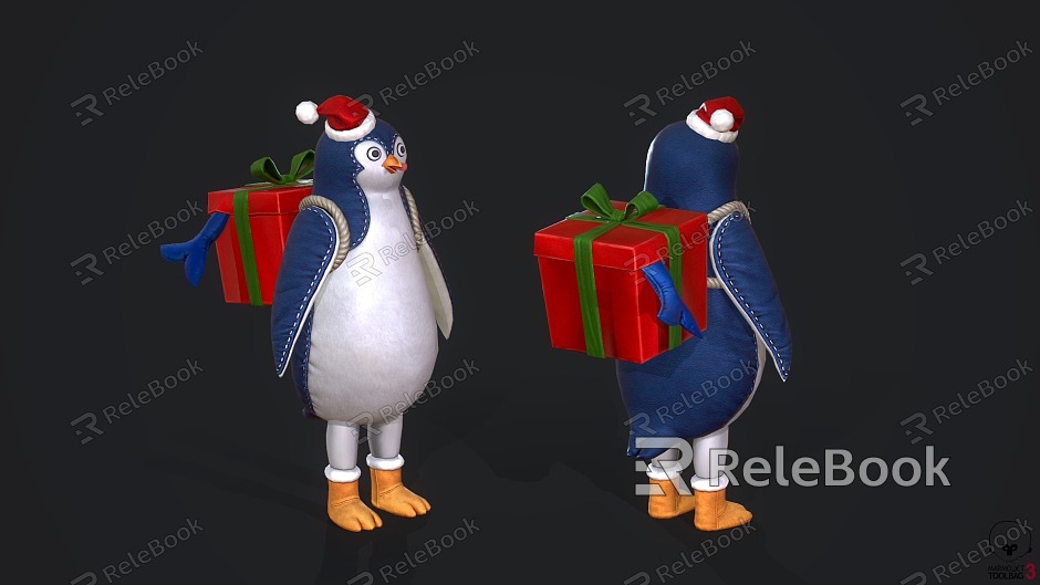 Christmas Penguin Penguin model