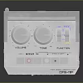 Sony Retro Portable Radio With Antenna Speaker Grille And Tuning Dials