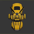 Modern Robot Bumblebee Transformers Mecha Warrior Machine Armor 3d model