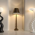 Middle ancient floor lamp 3d model