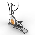 Home Gym Elliptical Trainer Fitness Equipment With Wooden Panel And Ergonomic Design