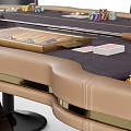 Modern Texas Poker Table Chess and Cards Table and Chair Entertainment Table 3d model