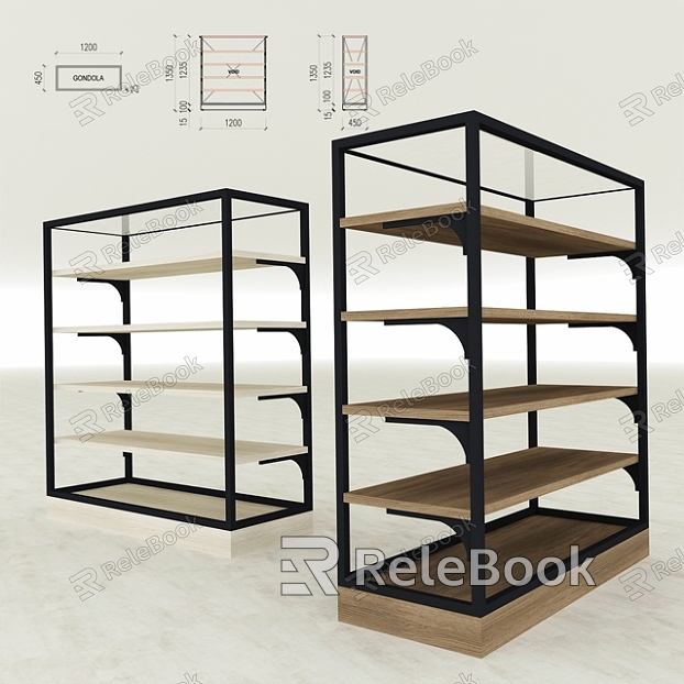 Storage Rack Shelf Display Rack model