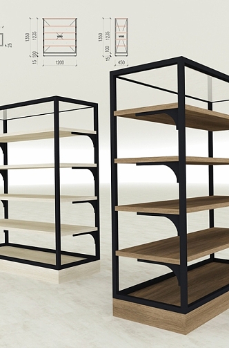 Storage Rack Shelf Display Rack 3d model