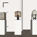 Quiet Table Lamp 3d model