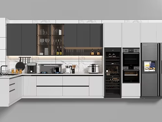 Modern Kitchenware Kitchen Supplies 3d model