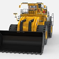 Yellow Heavy Duty Functional Vehicle With Large Bucket And Wheels For Mining Operations