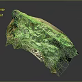 Wooden Stone Decorative Piece With Natural Colorful Texture And Unique Artistic Pattern
