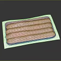 Nathan's 8 Fun Length Skinless Hot Dogs Package With Colorful Box Design