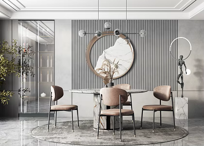 Modern Restaurant 3d model