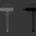 Modern Chrome Shower Faucet With Handheld Sprayer And Fixed Column